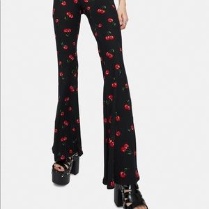 cherry flare pants